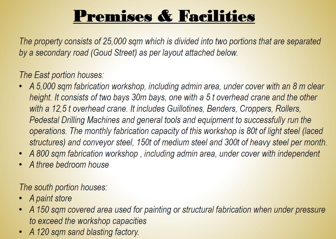 Premises & Facilities 01