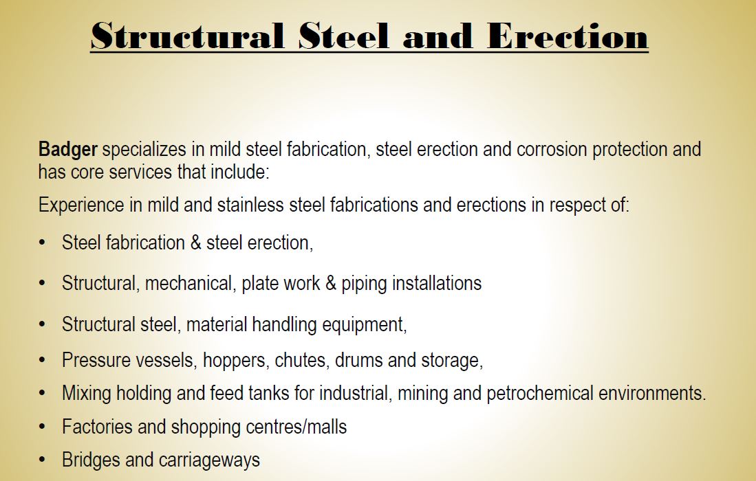Structural Steel & Erection 01